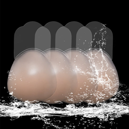 シリコンブラ ストラップレス 粘着ブラ ノンワイヤー シリコンパッド  谷間  セクシー胸元  盛りブラ  谷間 盛れる  ヌード ブラジャー 美胸 水着用ブラ 84MOSHA-002